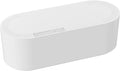 D-Line Cable Management Box, Power Strip Holder, Floor Outlet Hiders, Desk Cord Organizer, Cover TV Wires, Wire Storage – 16.5 in (Length) x 6.5in (Width) x 5.25in (Height) - Large, White