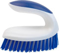 CELOX Stiff Bristle Brush for Cleaning, Hard Bristle Brush for Carpet Cleaning, Blue