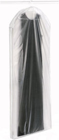 Whitmor 5003-20 Zippered Gown Bag, Clear