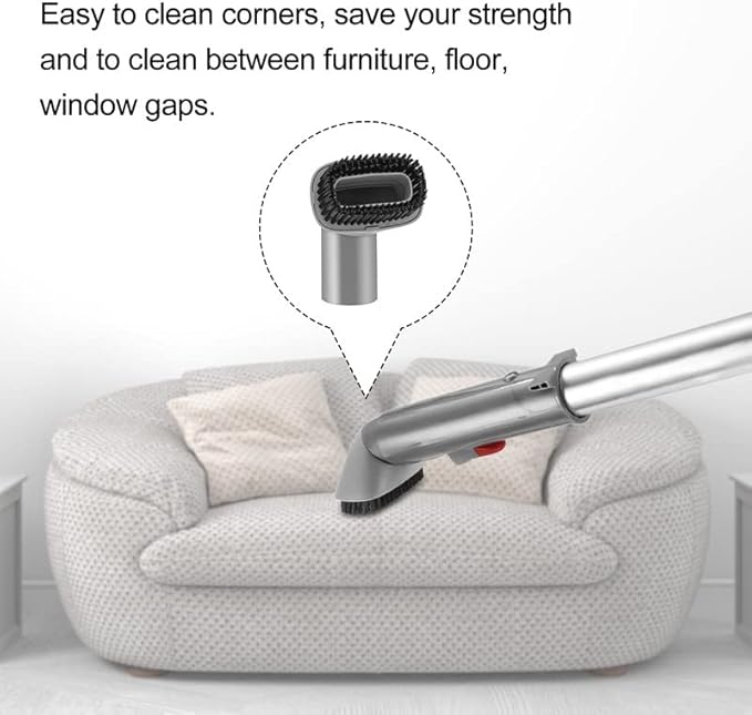 Crevice Tool and Dust Brush, Vacuum Accessories Attachments Compatible with Shark Navigator Lift-Away Vacuum Cleaner Models NV350, NV352, NV355, NV356