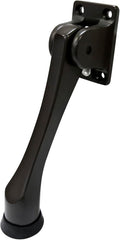 QCAA Solid Brass Drop Down Door Stop, 5", Oil-Rubbed Bronze, 1 Pack