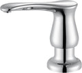 GAGALIFE Kitchen Sink Soap Dispenser Chrome, Built in Soap Dispenser with 17 OZ Bottle, Refill from The Top, Liquid Dispenser for Kitchen Sink