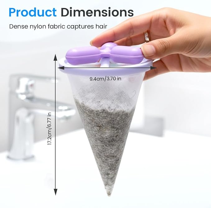 Lint Catcher for Washing Machine, Durable Pet Hair Remover for Laundry, Reusable Floating Hair Filtering Mesh Removal, Dog Hair Catcher for Laundry Washing Machine (6PCS)