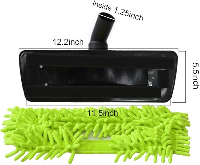 EZ SPARES Replacement Vacuum Cleaner Mop Brush Head,1 1/4" 32mm Universal Hard Wood Floor Washable Sweeper Microfiber Chenille Dust Fringe Brush,Fit Hoover Eureka Rainbow Accessory
