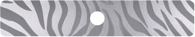 Kitchen Sink Splash Guard 1 PC 30 Inch Sink Faucet Mat Splash Guard for Bathroom Countertop Water Absorbent Foldable Cuttable Soft Washable Light Silvery Zebra Print