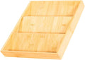 3-Tier Bamboo Spice Drawer Organizer Spice Rack Organizer for Kitchen – Natural Bamboo Countertop & Drawer Cabinet Storage Shelf Space Saving – Lightweight, Scratch-Resistant, Easy Assembly
