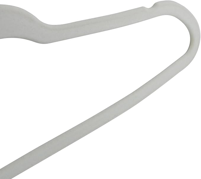 Honey-Can-Do 35-Pack Slim-Profile Non-Slip Velvet Hangers, White HNG-09737 White