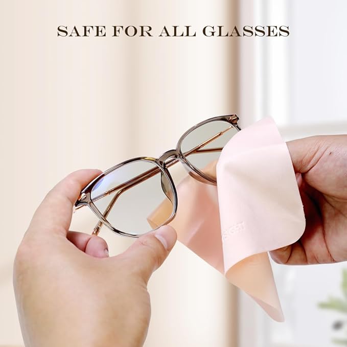 PERFECTSIGHT Microfiber Cleaning Cloths for Electronics - Cleans Lenses, Glasses, Screens, Cameras, Cell Phone, Eyeglasses, Computer, Monitors,Tablets LCD TV Screens (6 Pack, Multicolor)