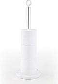 SunnyPoint Elite Heavy Weighted Sturdy Spare Toilet Paper Roll Holder Storage Stand
