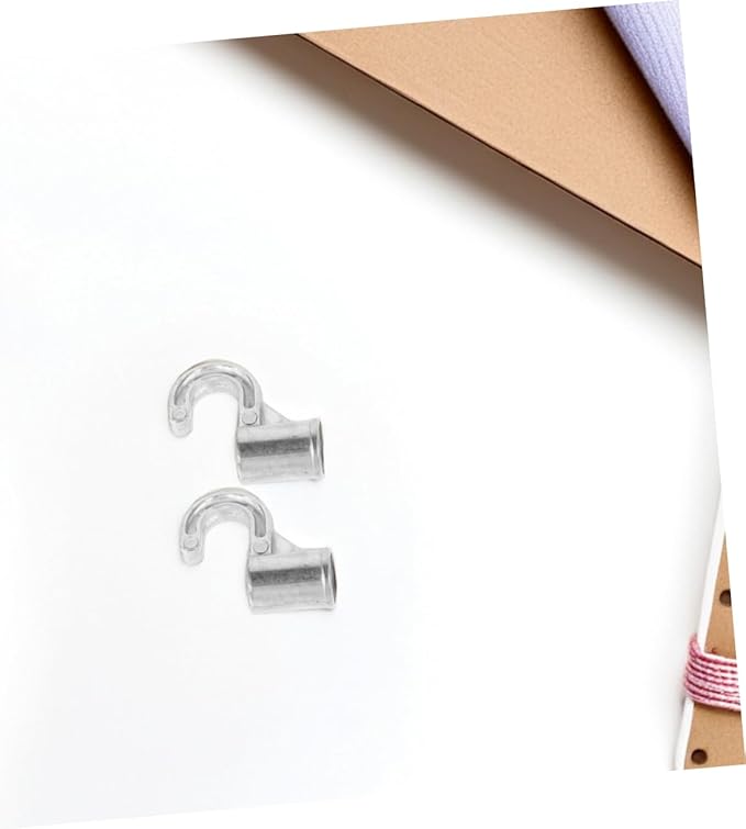 2pcs Heavy Duty Closet Rod Support Bracket Hooks for Wardrobe Organization Space Saving Hanger Connectors for Bathroom and Bedroom Easy Installation Design