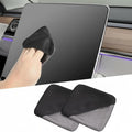 2-Pack Screen Cleaning Cloths 4.13X4.13In Microfiber Pads for Car Touch Screens Electronics and LCD Displays Reusable Non-Scratch Cleaning Pads for Camera Lenses and Sunglasses