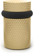 Mega Handles Knurled Floor Door Stopper, Quickly Installed Wall Protector, Wall Protectors from Door Knobs, Floor Door Stop with Mounting Hardware Included - Satin Brass - 2 Inches