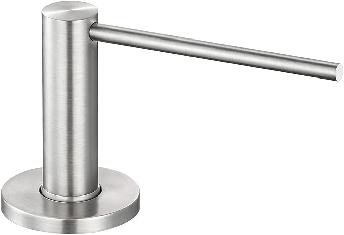 Soap Dispenser for Kitchen Sink Brushed Nickel GAPPO Stainless Steel Countertop Pump Hand Lotion Built in Bottlend Lotion Built in Bottle