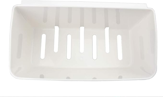 Bath Shelve, Adhesive Shelf Shower Caddy Bathroom Organizer, No Drill Wall Mounted Shower Caddy Basket Plastic，White Storage Rack for Bathroom/Kitchen
