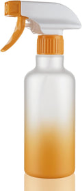 Spray Bottles Plastic Spray Bottle for Hair Mist/Stream Heavy Duty Empty Spray Bottles for Cleaning Solutions, Plants, Cooking (12oz-Yellow)