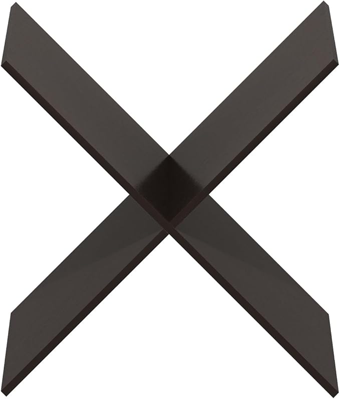 Furinno Cubicle Cube Insert, X-Shelf Cube Organizer, Fits into Furinno Extra Thick Cubes, for Organizers and Storage, Black Dark Oak (Does not fit IKEA Kallax Shelving)