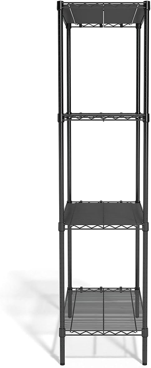 COASTWIDE Professional 4-Shelf Wire Unit, 36-inch W, Black, 2/Pack (CW25470-CCVS)
