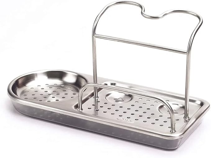OXO Good Grips Stainless Steel Sink Caddy, Gray, A