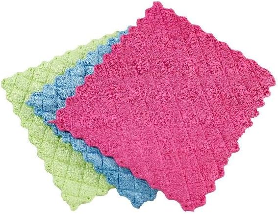 Libman 1482 Microfiber Sponge Cloths – Combines The Best of a Sponge and Dish Cloth, Includes 3 Packs of 3 Sponge Cloths (9 Total Sponge Cloths), Pink, Blue and Green