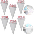 Pet Hair Remover for Laundry, Floating Hair Filtering Mesh Removal Reusable Lint Catcher for Washing Machine Wool Device, Pet Hairs Remover Hairs Filter Cleaning Mesh Bag (Pink, 6pcs)