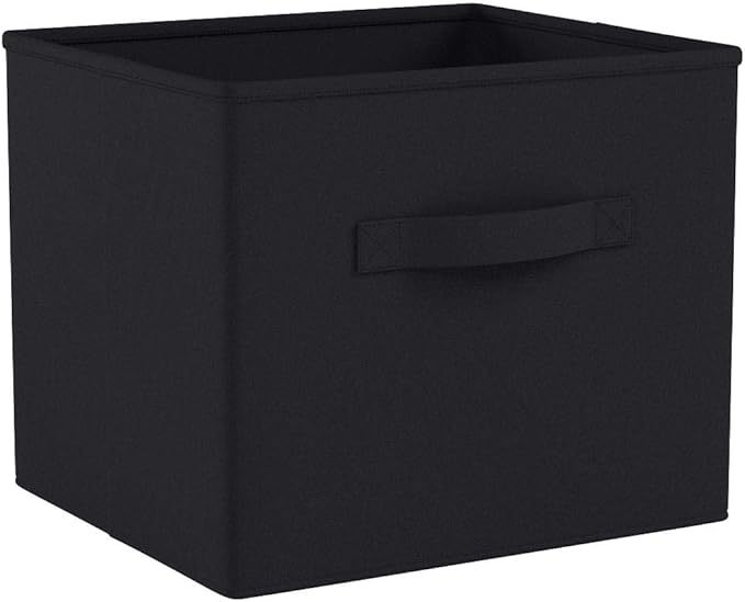 Winsome Capri Foldable Fabric Basket, Black, 6/Pack (22611)