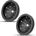 RQYEKDO Garbage Disposal Splash Guard,2 Pack 3 1/8 Inch Sink Baffle Disposer Drain Splash Guard Collar EPDM Rubber Upgraded Replacement Quiet Cover for Waste King, Whirlaway and GE Models
