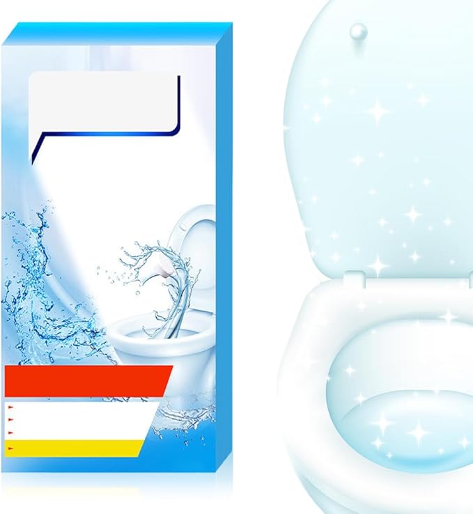 Toilet Bowl Cleaner Tablets, 2026 New Drop-In Cleaner for Freshness, Deodorizing & Stain Removal (16 Pack)
