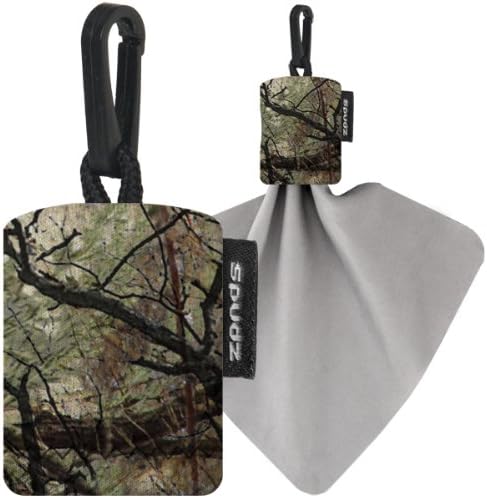 Alpine Innovations Spudz Classic Microfiber Cloth, Screen Cleaner and Lens Cleaner - Camo, Large 10x10