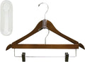Clear Plastic Piggy Back Hanger Connectors (Set of 500) by The Great American Hanger Company