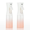 Spray Bottle for Hair (6.8OZ /200ML) Continuous Ultra Fine Mist Sprayer for Hair, Salons, Barber, Plants, Skin Care, Cleaning 2 Pack MATTE PINK