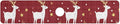 Kitchen Sink Splash Guard 1 PC 30 Inch Sink Faucet Mat Splash Guard for Bathroom Countertop Water Absorbent Foldable Cuttable Soft Washable Red Christmas Reindeer Star Dots