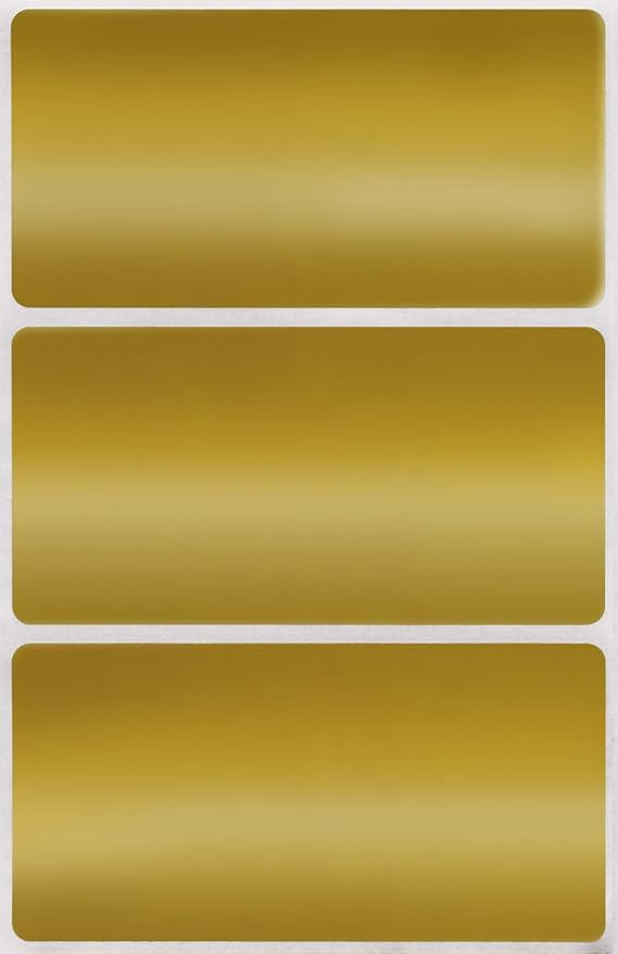 Royal Green Moving Labels Colorful Stickers 4" inch x 2" inch Identification Sticker in Gold(102 mm x 51 mm)- 150 Pack