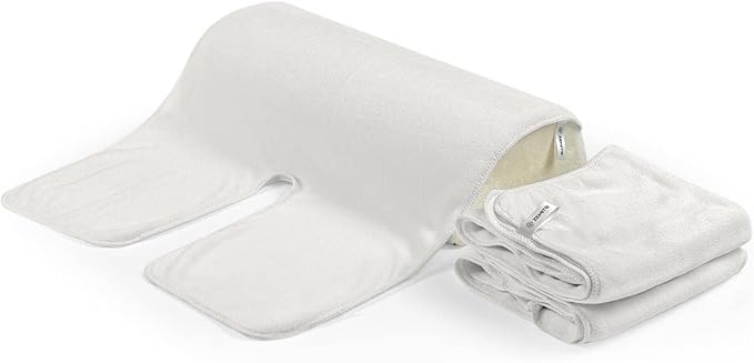 Zemits SkinPerfect Luxury Spa Facial Towel | for Esthetician, Cosmetologist, Massage Therapist | Microfiber Soft | Set of 3 - White