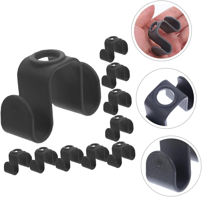 Luxshiny 40pcs Space Saving Hanger Connector Hooks for Closet Organization Double-Sided Design for Vertical Clothing Storage Strong Load-Bearing Capacity for Maximizing Wardrobe Space