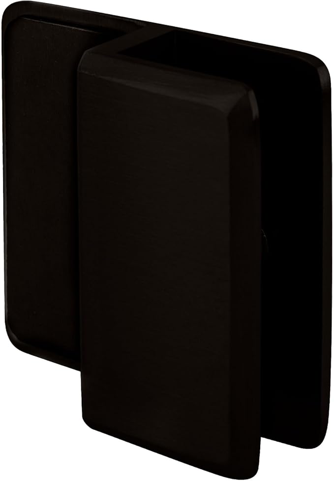 Brixwell BDS10RB Oil Rubbed Bronze Beveled Style Frameless Shower Door Stop