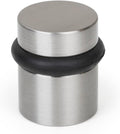 Mega Handles Floor Door Stopper, Quickly Installed Wall Protector, Wall Protectors from Door Knobs, Floor Door Stop with Mounting Hardware Included - Satin Nickel - 1.5 Inch