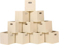 Fabric Cloth Storage Bins,Fabric Cube Organizer with Dual Handles Foldable Cube Storage Baskets for Home Bedroom Storage,Set of 10,(Creamy-White)
