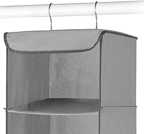 Whitmor 5 Section Closet Organizer - Hanging Shelves with Sturdy Metal Frame,(Pack of 6)