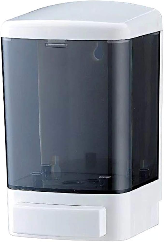 Evhome Manual Soap Dispenser Kitchen Bathroom Wall Mounted Commercial Soap Dispenser for Liquid Containers Shampoo Gel Chamber Plastic - (33.8 oz) 1000ml