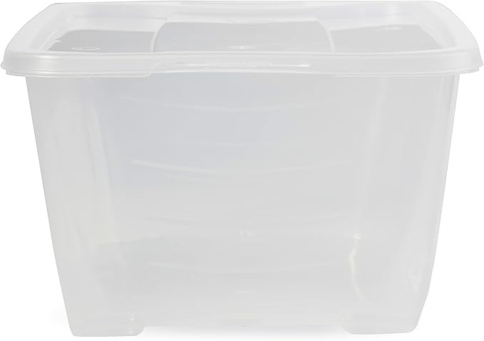 Life Story 20 Pack Plastic Storage Boxes, Stackable Organizer Tote Containers, 6 Liter