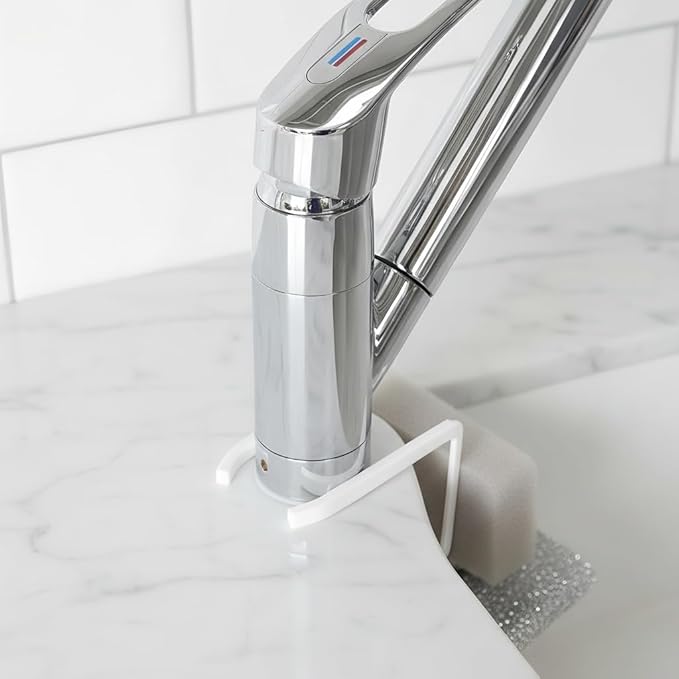 Kitchen Sink Accessory Sponge Holder (WHITE, XLARGE)