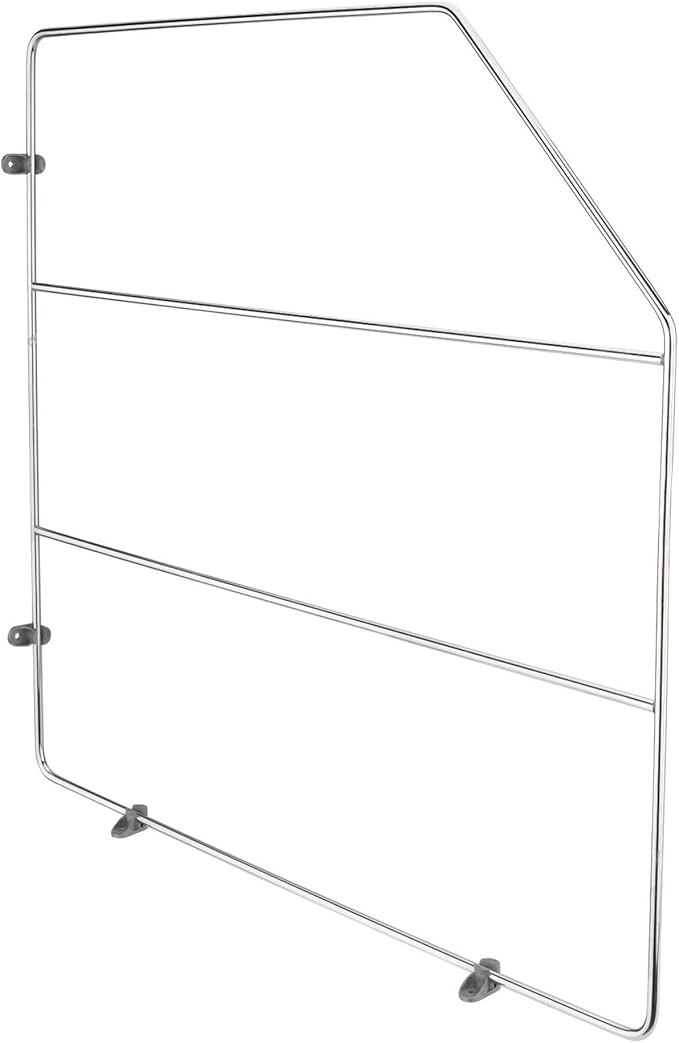 Rev-A-Shelf 18" Baking Sheet Shelf Organizer for Wall and Base Kitchen Cabinets, Divider Pan Rack Storage Wires for Cupboards, Chrome, 597-12CR-2-1