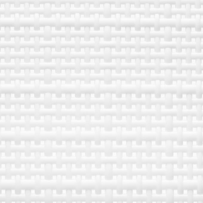 Whitmor Large Resin Tote Link Stitch, White, 2 Pcs/Set, Total 3 Sets，6 Pcs