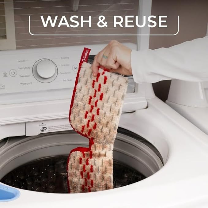 O-Cedar Genuine ProMist MAX Spray Mop Head Replacement | Machine Washable | Reusable | Microfiber Refill | Removes 99% of Bacteria