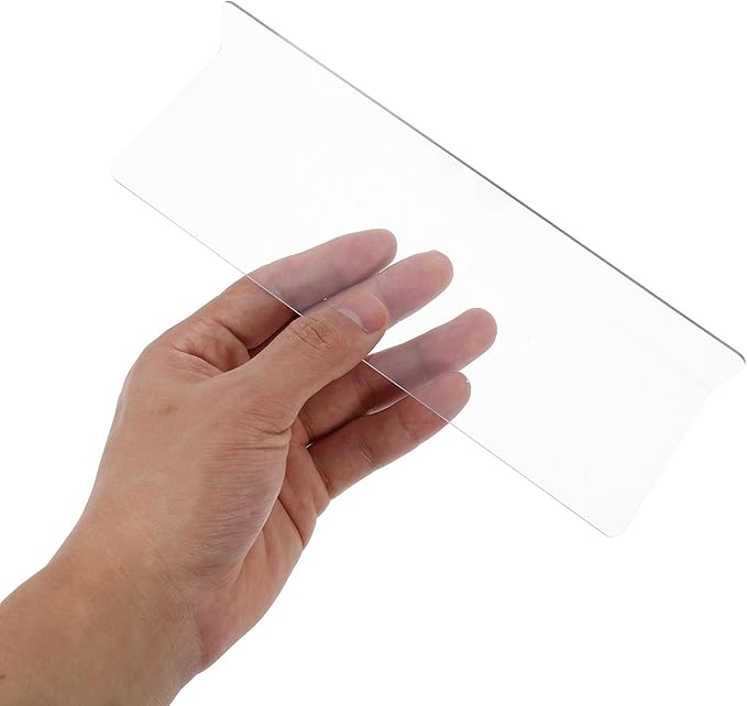 RUNROTOO Shaped Shelf Dividers Organizers for Store and Closet Classification Cabinets () Easy Maintenance and Cleaning