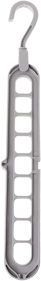 Space Saving Clothes Hanger with Hook Cabinet 360 Rotation
