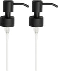 Kapitan Soap Dispenser Pump Replacement Head Black Spare Stainless Steel 28Mm Brushed Finish