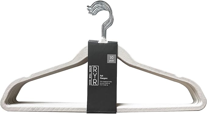 30 Pack Velvet Hangers - Non-Slip and Space-Saving Closet Organizers - Durable Soft-Touch, White Hangers for Clothes, Coats, and Wardrobe Essentials Luxury, Ganchos De Ropa, Gift