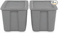 （2-Pack） 120QT Large Plastic Storage Box with a Detachable Lid, Suitable for use in Homes, Offices, Garages. The Storage Boxes can be Stacked for Organizing and Dust-Proof Storage.