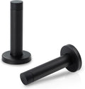 HOME MASTER HARDWARE 2 Pack Black 304 Stainless Steel Door Stoppers – 3.5 Inch Wall Protector Bumper with Sound Dampening